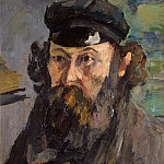 Cezanne, Paul. Self-Portrait in cap, Paul Cezanne