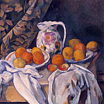 Cezanne, Paul. Still Life with Drapery, Paul Cezanne