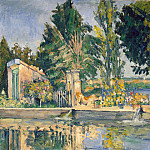 Cezanne, Paul. Jas de Buffalo, swimming, Paul Cezanne