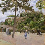 The Public Garden at Pontoise, Camille Pissarro