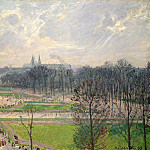 The Garden of the Tuileries on a Winter Afternoon, Camille Pissarro