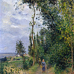 Côte des Grouettes, near Pontoise, Camille Pissarro