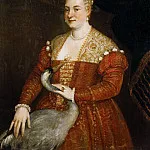 Paolo Veronese -- Portrait of a Lady with a Heron, Kunsthistorisches Museum