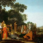 Esaias van de Velde I -- The Sermon of Saint John the Baptist, Kunsthistorisches Museum