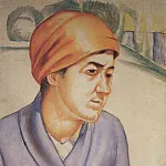 Portrait MF Petrova – Vodkin. 1912, Kuzma Sergeevich Petrov-Vodkin