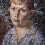 Девочка в лесу. 1938, Петров-Водкин Кузьма Сергеевич