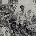 sketch panel Stepan Razin. 1918, Kuzma Sergeevich Petrov-Vodkin