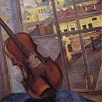 Violin. 1918, Kuzma Sergeevich Petrov-Vodkin