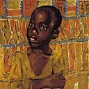 Африканский мальчик. 1907, Петров-Водкин Кузьма Сергеевич