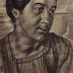 Петров-Водкин Кузьма Сергеевич - Портрет жены художника. 1913