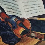 Violin. 1916, Kuzma Sergeevich Petrov-Vodkin