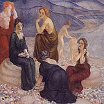 Beach. 1908, Kuzma Sergeevich Petrov-Vodkin