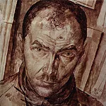 Петров-Водкин Кузьма Сергеевич - Автопортрет1. 1921