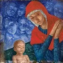 Mother of God with Child, Kuzma Sergeevich Petrov-Vodkin