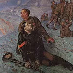 Смерть комиссара. 1928, Петров-Водкин Кузьма Сергеевич