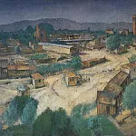 Вид Самарканда. 1921, Петров-Водкин Кузьма Сергеевич