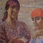 Цыганки. 1926-1927, Петров-Водкин Кузьма Сергеевич