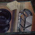 Still Life with an ashtray. 1920, Kuzma Sergeevich Petrov-Vodkin