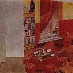 design sketch for staging Diary of Satan . 1922, Kuzma Sergeevich Petrov-Vodkin
