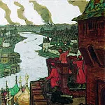 Татары идут. Конец XIV века . 1909, Аполлинарий Михайлович Васнецов