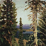 Forest at Mount Grace. Middle Urals. 1890, Apollinaris M. Vasnetsov