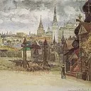 Стрелецкая слобода. 1897, Аполлинарий Михайлович Васнецов