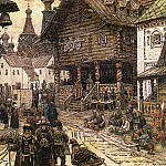 Аполлинарий Михайлович Васнецов - На крестце в Китай-городе. 1902