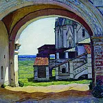 Kolomna. Gate Tower Clock-tower. 1927, Apollinaris M. Vasnetsov