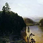 Lake in the mountains of Bashkortostan. Ural. 1895, Apollinaris M. Vasnetsov