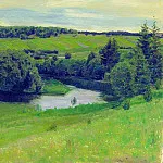 Northern landscape. 1902, Apollinaris M. Vasnetsov
