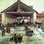 Аполлинарий Михайлович Васнецов - Воскресенский мост в XVII веке. 1921