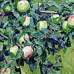 The branch of apple. 1930, Apollinaris M. Vasnetsov