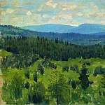Ural landscape. 1890-1891, Apollinaris M. Vasnetsov