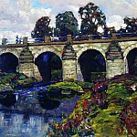 Дворцовый мост XVIII века через реку Яузу. Лефортово. 1920-е, Аполлинарий Михайлович Васнецов