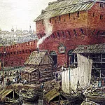 Spassky Water Gate Chinatown in the XVII century. 1922, Apollinaris M. Vasnetsov