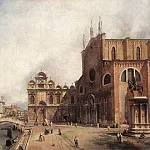 santi Giovanni E Paolo And The Scuola Di San Marco, Canaletto (Giovanni Antonio Canal)