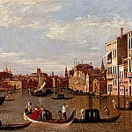 Canal Giovanni Antonio View Of The Grand Canal And Santa Maria Della Salute With Boats And Figures In The Foreground Venice, Canaletto (Giovanni Antonio Canal)
