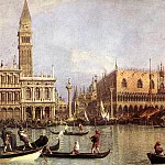 Canaletto (Giovanni Antonio Canal) - Palazzo Ducale and the Piazza di San Marco