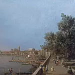 The Thames from the Terrace of Somerset House, Looking toward Westminster, Canaletto (Giovanni Antonio Canal)