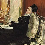 Young Woman with Book, Édouard Manet