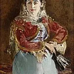 Édouard Manet - Portrait of Émilie Ambre as Carmen