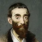 Édouard Manet - Portrait of Jean de Cabanes, musician