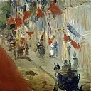 Édouard Manet - Rue Mosnier with Flags