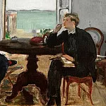 Interieur in Arcachon, Édouard Manet