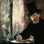 Chez Tortoni, Édouard Manet