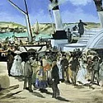 Édouard Manet - The Folkestone Boat, Boulogne