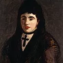 Spanish Woman Wearing a Black Cross, Édouard Manet