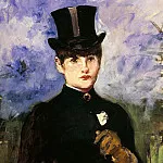 Portrait of horsewoman, Édouard Manet
