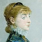 Mademoiselle Lucie Delabigne , Called Valtesse de la Bigne, Édouard Manet