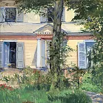 The house at Rueil, Édouard Manet